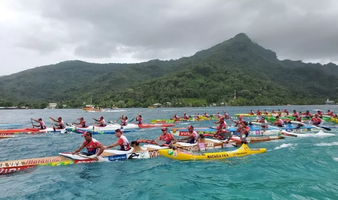 La célèbre course Hawaiki Nui Va’a dans la presse italienne dans un article sur La Repubblica